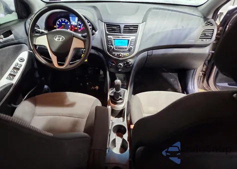 2014 Hyundai Accent Gs z USA, uszkodzony, nr VIN KMHCT5AE7EU155944